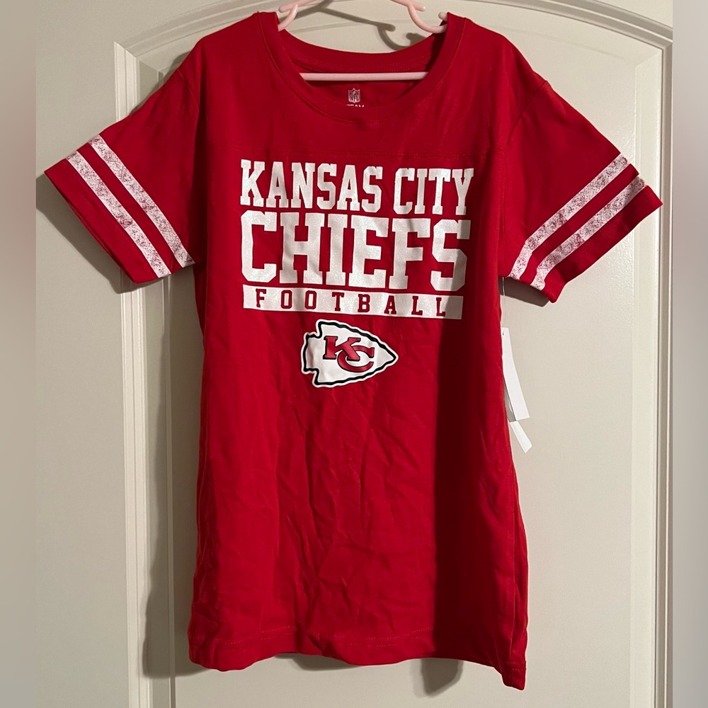 NFL Kansas City Chiefs Youth T Shirt 14/16 NWT